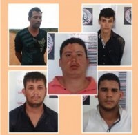 QUADRILHA DE ARIQUEMES  E PRESA ROUBANDO EM S&Atilde;O MIGUEL DO GUAPOR&Eacute; - Foto: ASSESSORIA