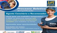 IBGE LAN&Ccedil;A PROCESSO SELETIVO COM VAGAS EM TODOS OS MUNIC&Iacute;PIOS DE ROND&Ocirc;NIA - Foto: ASSESSORIA/IBGE