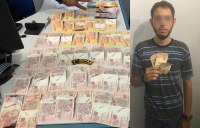 HOMEM &Eacute; PRESO COM MAIS DE  MIL REAIS EM NOTAS FALSAS - Foto: RONDONIAVIP