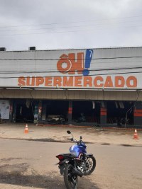 INC&Ecirc;NDIO DESTR&Oacute;I COMPLETAMENTE INSTALA&Ccedil;&Otilde;ES DO OH! SUPERMERCADO EM ARIQUEMES - Foto: EDIRCEU LIMA
