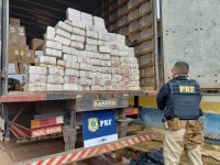 PRF APREENDE 400 QUILOS DE COCA&Iacute;NA NA BR - 364, A MAIOR DE 2021, DROGA SERIA ENTREGUE EM PORTO VELHO - Foto: ASSESSORIA PRF