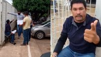 EMPRES&Aacute;RIO DE JARU N&Atilde;O RECEBE, SE ACORRENTA NO PORT&Atilde;O DA PREFEITURA E FAZ GRAVE DENUNCIA - Foto: OOBSERVADOR