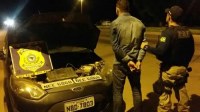 CARRO ROUBADO EM PORTO VELHO &Eacute; RECUPERADO PELA "PRF" DE ARIQUEMES - Foto: RONDONIAVIP
