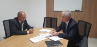 DEPUTADO CORONEL CHRIS&Oacute;STOMO  VIABILIZA RECURSOS PARA AEROPORTO DE ARIQUEMES - Foto: assessoria