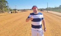 PRESIDENTE ALEX REDANO VISTORIA OBRA DAS CABECEIRAS NA PONTE DA BR - 421 - Foto: ASSESSORIA