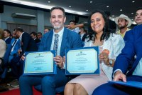 L&Eacute;O MORAES &Eacute; DIPLOMADO E J&Aacute; DESPONTA COM UMA DAS GRANDES LIDERAN&Ccedil;AS POL&Iacute;TICAS DE ROND&Ocirc;NIA - Foto: ASSESSORIA