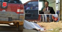 PRESIDENTE DA OAB &Eacute; ASSASSINADO COM OITO TIROS DE PISTOLA NO CENTRO DE BURITIS - Foto: G-1
