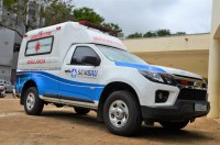 PARCERIA ENTRE PREFEITURA E MPT RESULTA EM 02 AMBUL&Acirc;NCIAS PARA  BOM FUTURO, UMA J&Aacute; FOI  ENTREGUE - Foto: ASSESSORIA