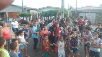 BRINCADEIRAS E MUITA DIVERS&Atilde;O COMANDARAM O "LAZER NA PRA&Ccedil;A" NO BAIRRO MULTIR&Atilde;O - Foto: EDIRCEU LIMA