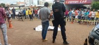 HOMEM &Eacute; EXECUTADO A TIROS DE PISTOLA NO P&Aacute;TIO DO POSTO DE GASOLINA - Foto: rondoniagora