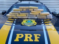 PRF PRENDE MULHER COM  30 QUILOS DE ENTORPECENTES, DROGA TINHA SIDO EMBARCADA EM ARIQUEMES - Foto: FOLHADOSULONLINE