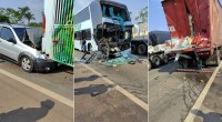ACIDENTE NA BR - 364 ENVOLVENDO &Ocirc;NIBUS DA EUCATUR E MAIS 02 CARROS DEIXA SEIS PESSOAS FERIDAS - Foto: com informa&ccedil;&otilde;es do EXTRADERONDONIA