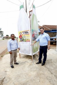DEPUTADO MAUR&Atilde;O DE CARVALHO REALIZA VISITA A AGROIND&Uacute;STRIA EM ARIQUEMES - Foto: ASSESSORIA