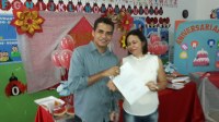 VEREADOR JOEL DA YAMAHA GARANTE 10 MIL REAIS EM EMENDA PARA REFORMAR BANHEIRO DA ESCOLA SONHO MEU - Foto: EDIRCEU LIMA