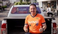 DEPUTADO Dr. LU&Iacute;S INICIA CAMPANHA COM MEGA ADESIVA&Ccedil;O EM JARU