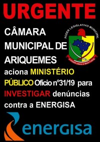 C&Acirc;MARA PEDE A PROMOTORIA DE JUSTI&Ccedil;A QUE INVESTIGUE DENUNCIAS CONTRA EMPRESA ENERGISA EM ARIQUEMES - Foto: EDIRCEU LIMA