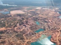 MPF FAZ INSPE&Ccedil;&Atilde;O E CONSTATA RISCOS EM BARRAGENS LOCALIZADA NO GARIMPO DE BOM FUTURO - Foto: ASSESSORIA MPF