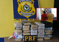 PRF APRENDE MAIS DE 30 QUILOS DE COCA&Iacute;NA E CRACK NA BR - 421 - Foto: ALERTARONDONIA