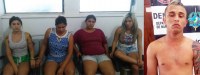 POL&Iacute;CIA APREENDE  35 QUILOS DE MACONHA E PRENDE CINCO TRAFICANTES - Foto: ASSESSORIA