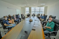 PRESIDENTE DA "ALE" ALEX REDANO SE RE&Uacute;NE COM PROCURADOR-GERAL DO MP E PROP&Otilde;E DI&Aacute;LOGO ENTRE PODERES - Foto: ASSESSORIA