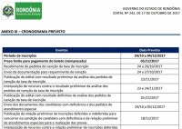 ABERTA AS INSCRI&Ccedil;&Otilde;ES PARA CONCURSO P&Uacute;BLICO EM ROND&Ocirc;NIA, SAL&Aacute;RIOS ACIMA DE 16 MIL REAIS - Foto: ASSESSORIA