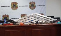 POL&Iacute;CIA FEDERAL APREENDE MAIS DE 45 QUILOS DE COCA&Iacute;NA  EM JI - PARAN&Aacute; - Foto: ASSESSORIA