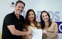 DE OLHO NA REELEI&Ccedil;&Atilde;O DEPUTADA CRISTIANE LOPES TROCA UNI&Atilde;O PELO PODEMOS - Foto: ASSESSORIA