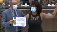 "NEGRA MARI" DE ARIQUEMES &Eacute; UMA DAS HOMENAGEADAS EM SESS&Atilde;O SOLENE NA ASSEMBLEIA LEGISLATIVA - Foto: ASSESSORIA