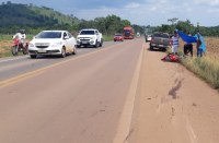 MOTOQUEIRO MORRE EM ACIDENTE NA BR - 364 - Foto: JARUONLINE