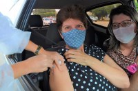 VACINA&Ccedil;&Atilde;O CONTRA O CORONAV&Iacute;RUS AVAN&Ccedil;A EM ARIQUEMES MAIS DE MIL PESSOAS S&Atilde;O VACINADAS NA &Uacute;LTIMA ETAPA - Foto: ASSESSORIA