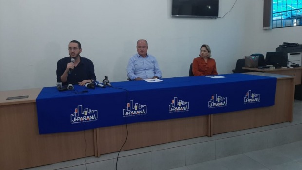 Prefeito Marcito Pinto fala sobre caso de coronav&iacute;rus em Ji-Paran&aacute; ? Foto: Gedeon Miranda/Rede Amaz&ocirc;nica (Foto: Foto: Gedeon Miranda/Rede Amaz&ocirc;nica)