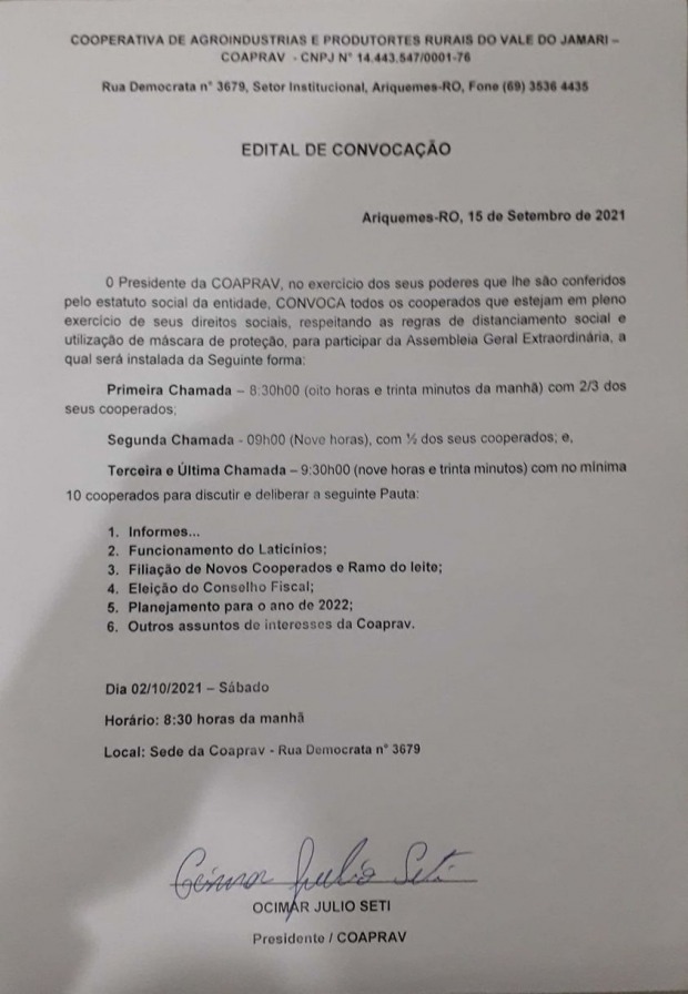  (Foto: ASSESSORIA)