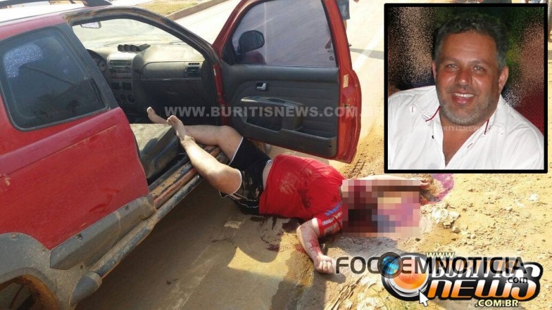 PRESIDENTE DA OAB &Eacute; ASSASSINADO COM OITO TIROS DE PISTOLA NO CENTRO DE BURITIS