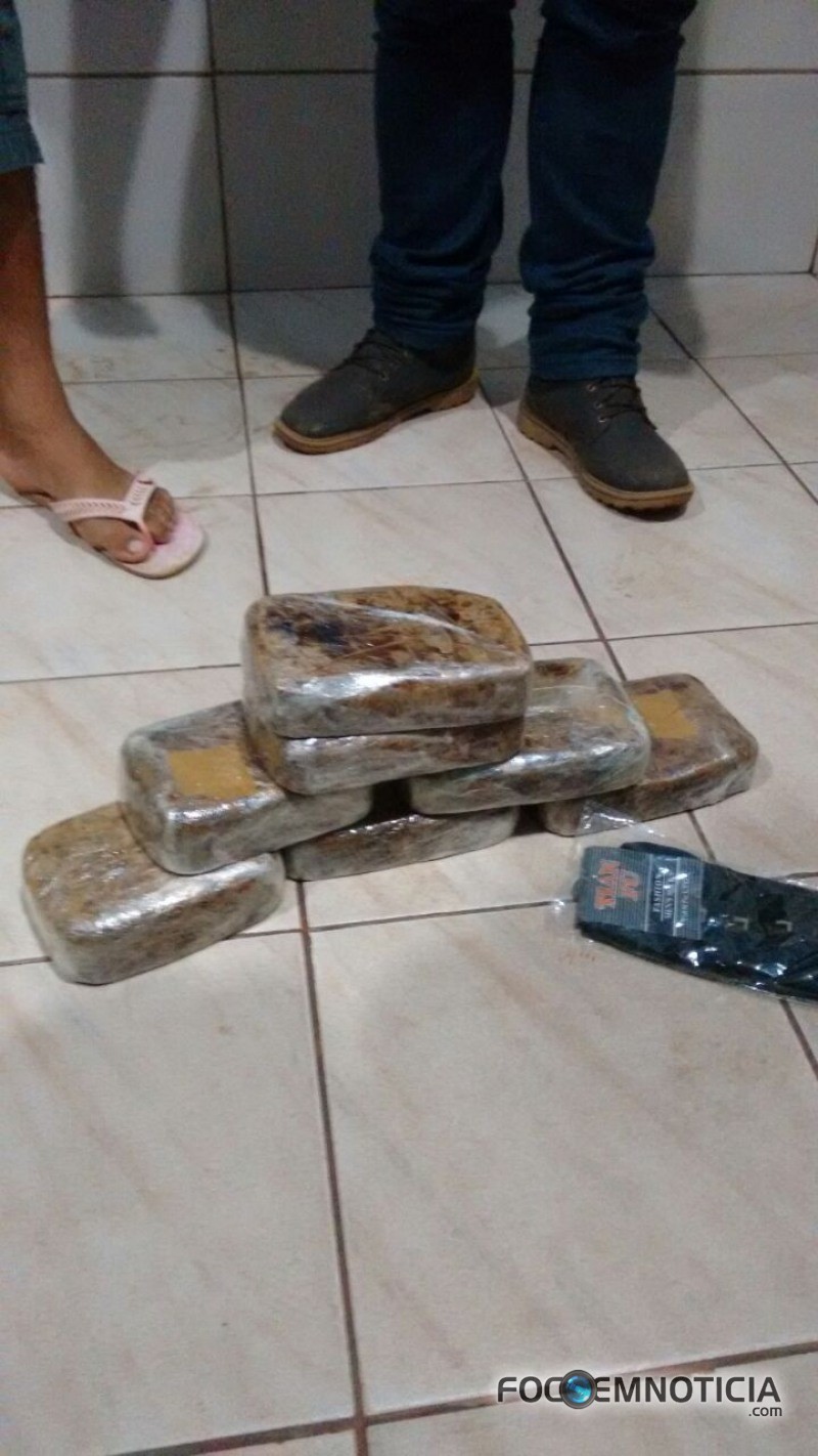 MORADOR DE ARIQUEMES &Eacute; PRESO EM CACOAL COM SETE QUILOS DE COCA&Iacute;NA