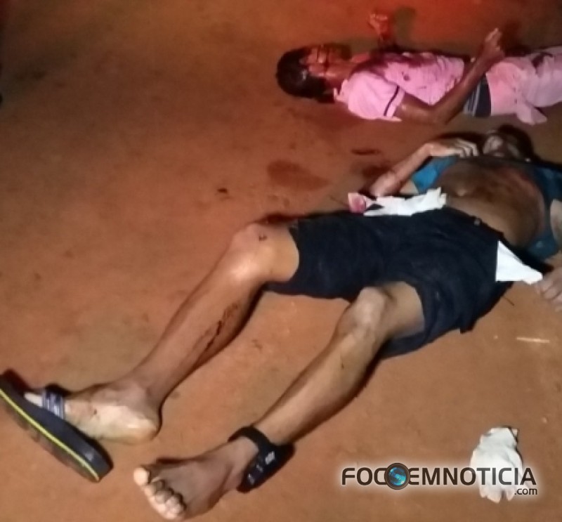 DUPLA &Eacute; EXECUTADA A TIROS DE PISTOLA EM ARIQUEMES, ATEN&Ccedil;&Atilde;O IMAGENS FORTES