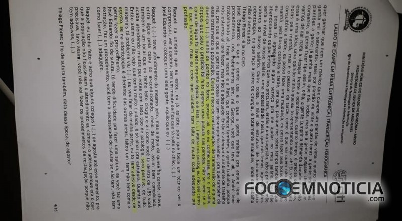 MP REVELA "REUNI&Atilde;O SECRETA" QUE ACONTECEU ENTRE PREFEITO E DENTISTAS EM ARIQUEMES, LEIA NA &Iacute;NTEGRA