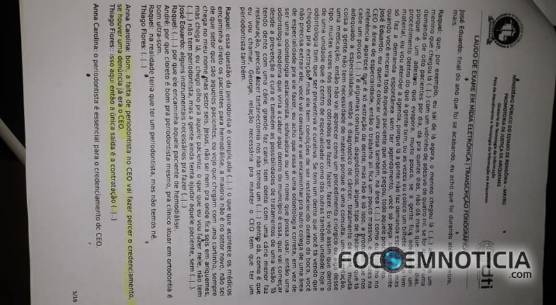 MP REVELA "REUNI&Atilde;O SECRETA" QUE ACONTECEU ENTRE PREFEITO E DENTISTAS EM ARIQUEMES, LEIA NA &Iacute;NTEGRA