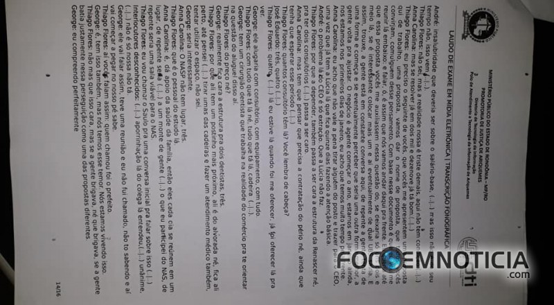 MP REVELA "REUNI&Atilde;O SECRETA" QUE ACONTECEU ENTRE PREFEITO E DENTISTAS EM ARIQUEMES, LEIA NA &Iacute;NTEGRA