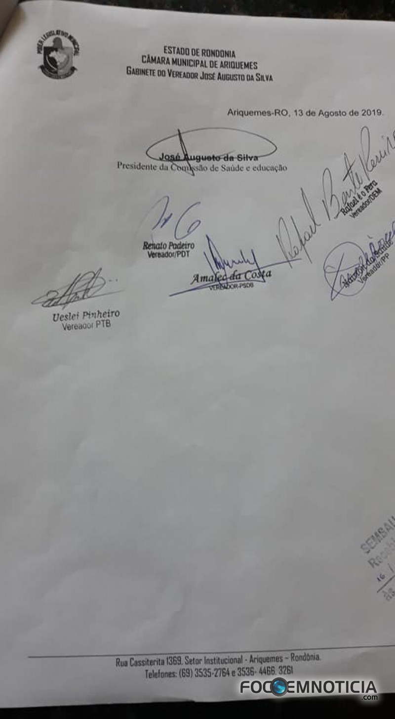 SECRETARIA N&Atilde;O ENTREGA DOCUMENTOS E VEREADOR JOS&Eacute; AUGUSTO VAI A JUSTI&Ccedil;A PARA PEGAR PROCESSOS