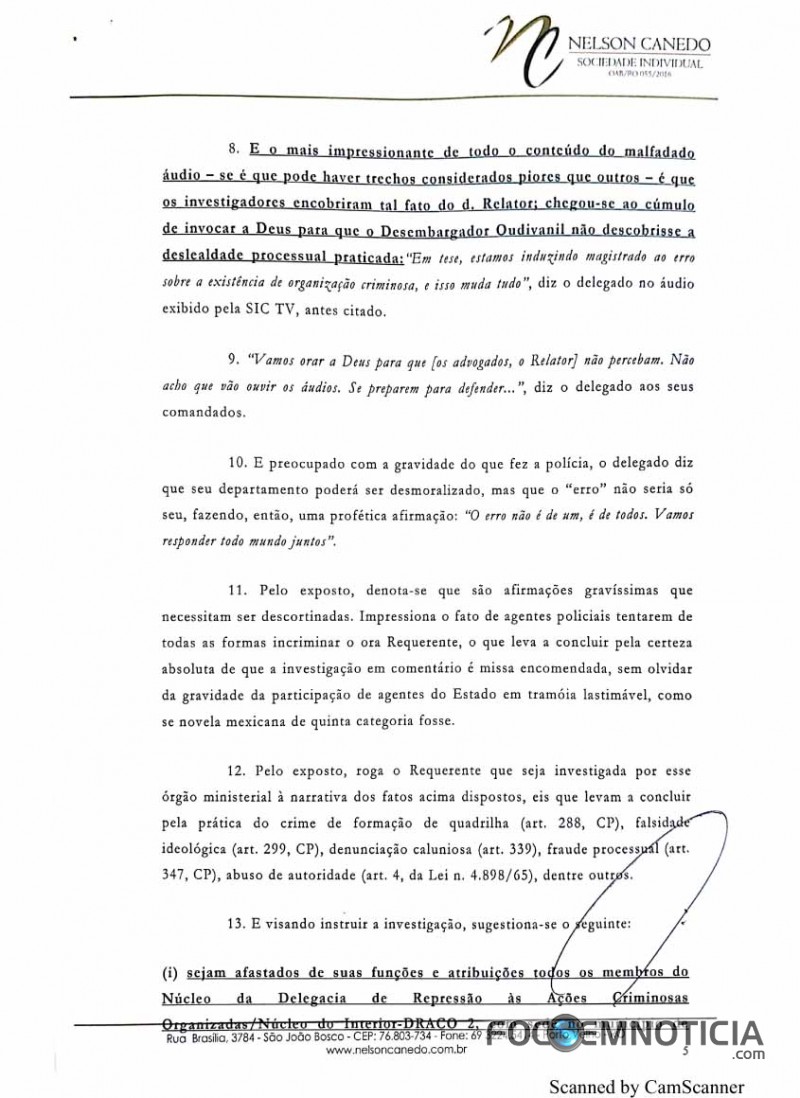 EX - GOVERNADOR  PEDE APREENS&Atilde;O DE CELULARES DE DELEGADOS E QUE PER&Iacute;CIA SEJA FEITA PELA PF
