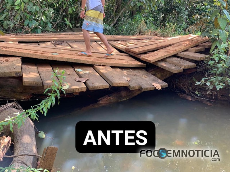 VEREADOR VANILTON CRUZ PEDE E PONTE DA LC - 50 DA BR - 364 &Eacute; RECUPERADA