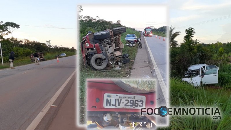 ACIDENTE NA BR - 364  ENVOLVENDO JEEP E HB20 MATA DUAS CRIAN&Ccedil;AS