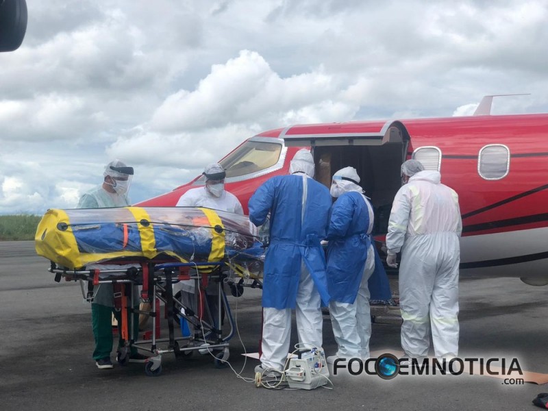 PACIENTE COM CORONAV&Iacute;RUS &Eacute; TRANSFERIDO EM AVI&Atilde;O FRETADO DE ARIQUEMES PARA S&Atilde;O PAULO