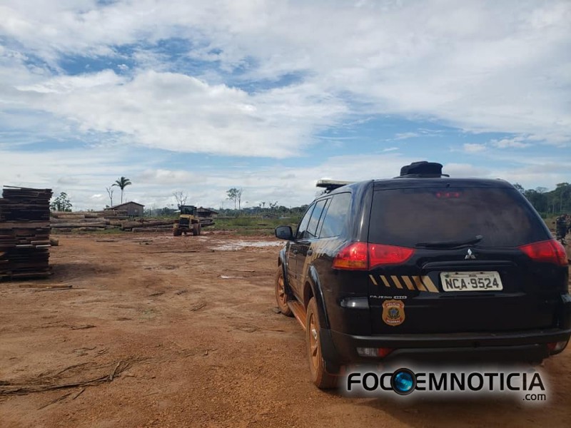 POL&Iacute;CIA FEDERAL DEFLAGRA OPERA&Ccedil;&Atilde;O PARA COMBATER EXPLORA&Ccedil;&Atilde;O ILEGAL DE MADEIRA EM &Aacute;REA DE PRESERVA&Ccedil;&Atilde;O