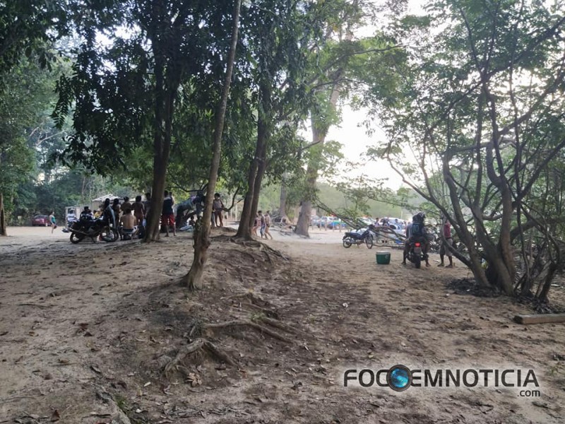 POL&Iacute;CIA MILITAR DE ARIQUEMES REALIZA OPERA&Ccedil;&Atilde;O NA PRAINHA DO MUTIR&Atilde;O PARA IMPEDIR AGLOMERA&Ccedil;&Otilde;ES