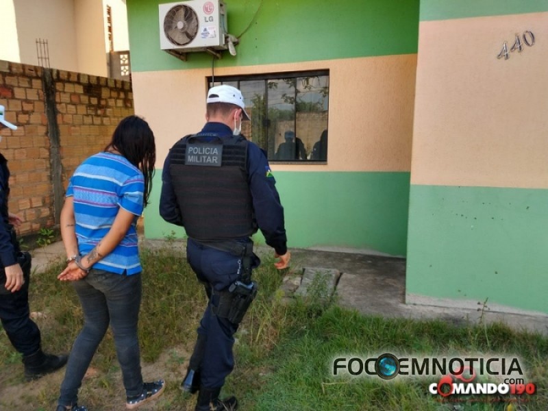 POL&Iacute;CIA MILITAR PRENDE MORADORA DE ARIQUEMES COM MAIS DE 20 QUILOS DE MACONHA EM JI - PARAN&Aacute;