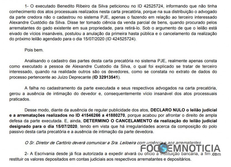JUIZ ANULA LEIL&Atilde;O QUE IRIA PAGAR D&Iacute;VIDA GANHA POR HOMEM DECLARADO INV&Aacute;LIDO FLAGRADO JOGANDO BOLA