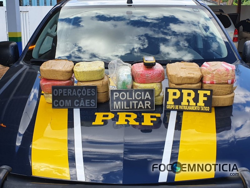 OPERA&Ccedil;&Atilde;O ENTRE PM, PRF E BPFRON DE ARIQUEMES E GUAJAR&Aacute; PRENDEM CASAL COM 16 QUILOS DE COCA&Iacute;NA