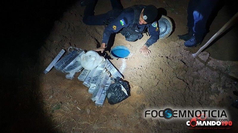 POL&Iacute;CIA MILITAR APREENDE 60 QUILO DE DROGAS