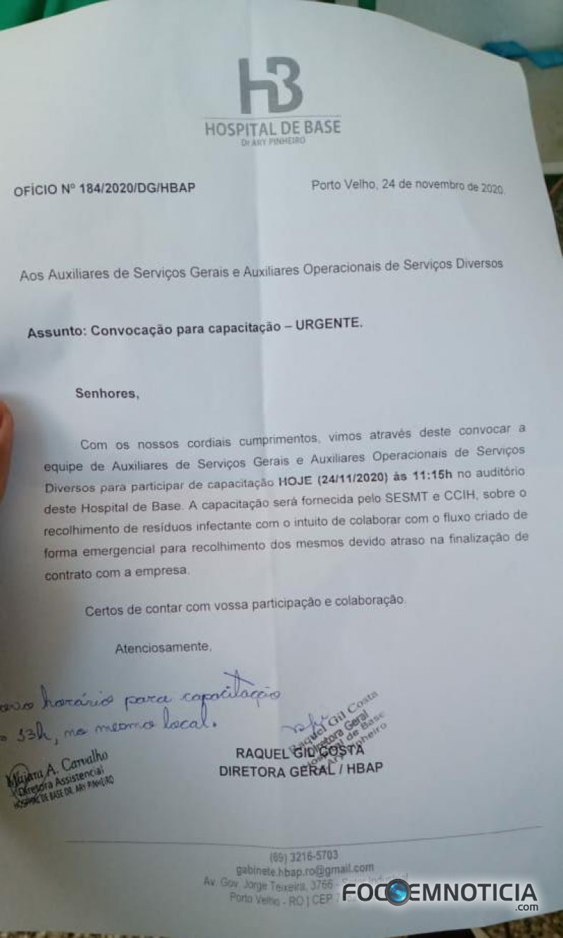 DESCASO: GOVERNO N&Atilde;O RENOVA CONTRATO E UNIDADES DE SA&Uacute;DE EST&Atilde;O SEM COLETA DE LIXO HOSPITALAR
